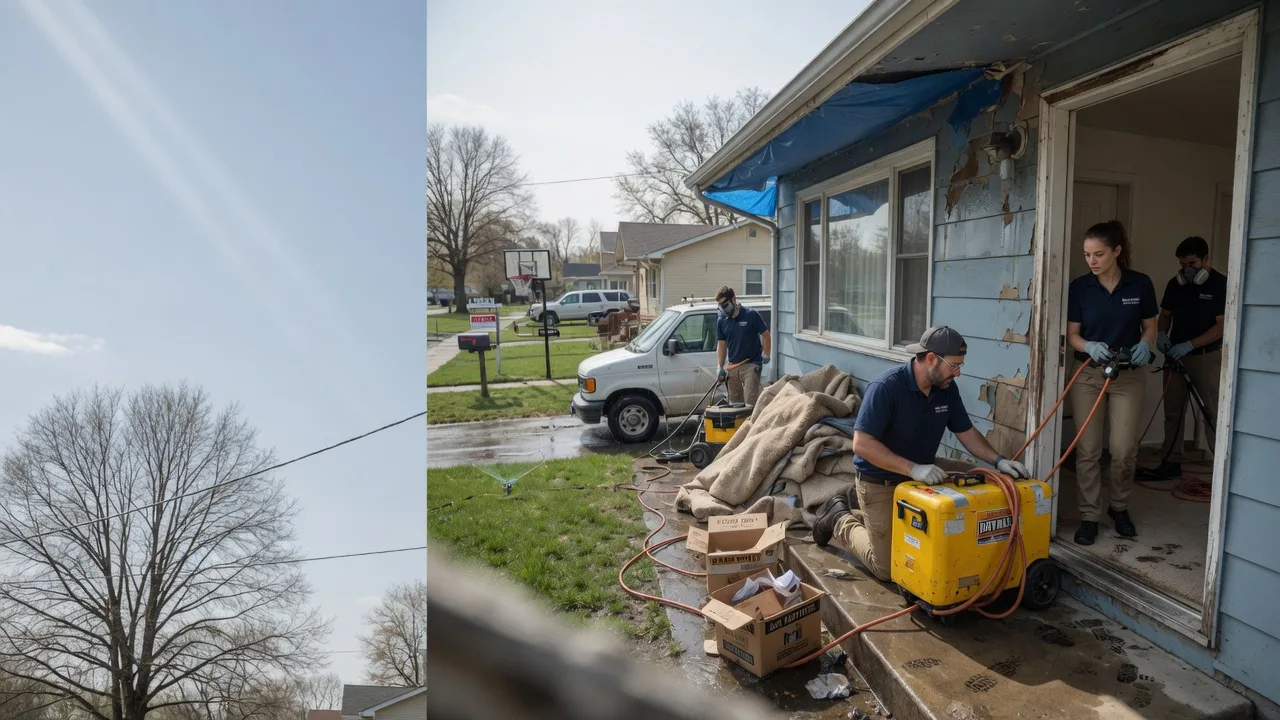 Basement Flood Cleanup in Seymour, IL near me